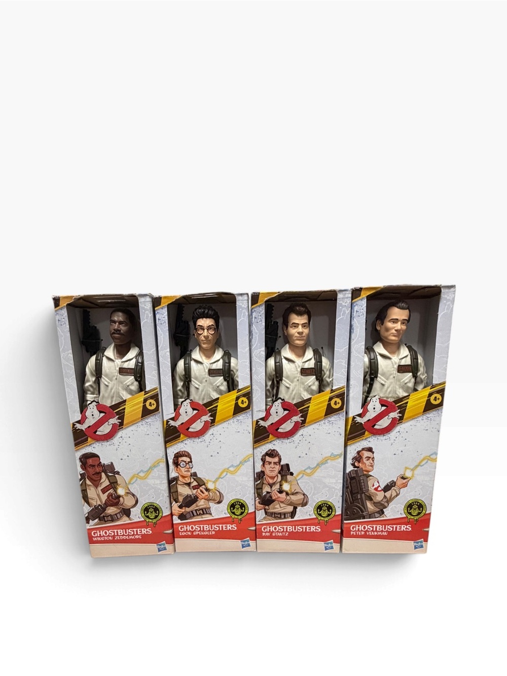 Hasbro Ghostbusters 12” Action Figures Complete Set of 4 Peter Ray Egon Winston